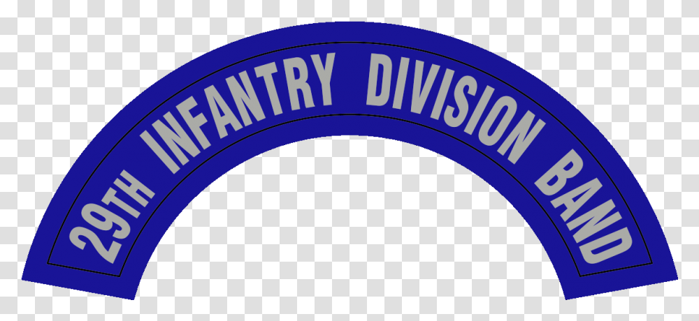 Fileus Army 29th Inf Div Band Tabpng Circle, Logo, Symbol, Trademark, Architecture Transparent Png