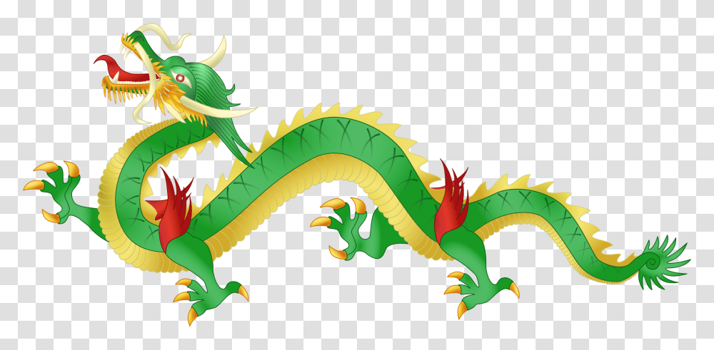 Filevietnamese Dragon Greensvg Wikimedia Commons Vietnamese Dragon, Dinosaur, Reptile, Animal Transparent Png