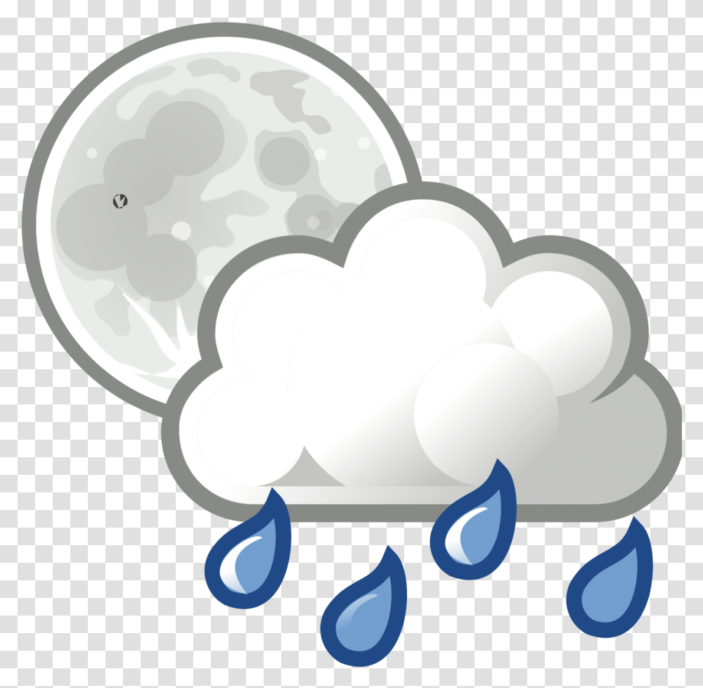 Fileweather Nightcloudsrainsvg Wikimedia Commons Rain Cloud Sun Clipart, Nature, Outdoors, Snow, Outer Space Transparent Png