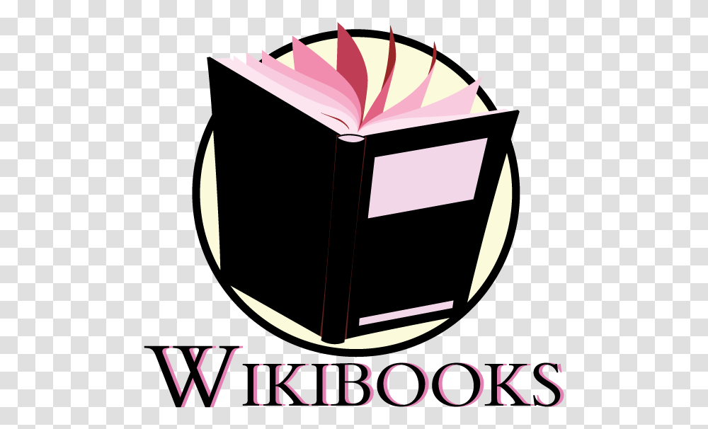 Filewikibooks Logoproposalriskblackpinkpng Meta Loewe, Text, Lamp, Novel, Paper Transparent Png