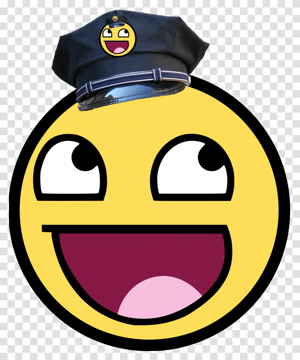 Filewikifun Police Smileypng Wikipedia Super Happy Face Roblox, Symbol, Helmet, Clothing, Apparel Transparent Png