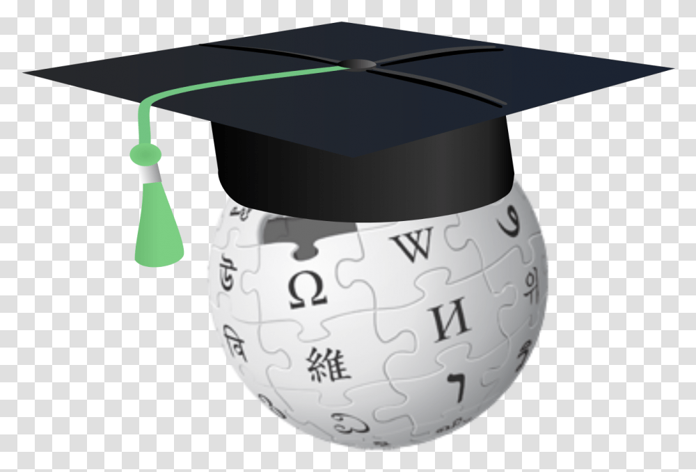 Filewikipedia Logowithcap 2svg Wikimedia Commons Graduation Image No Background Free, Label, Text, Sink Faucet, Clothing Transparent Png
