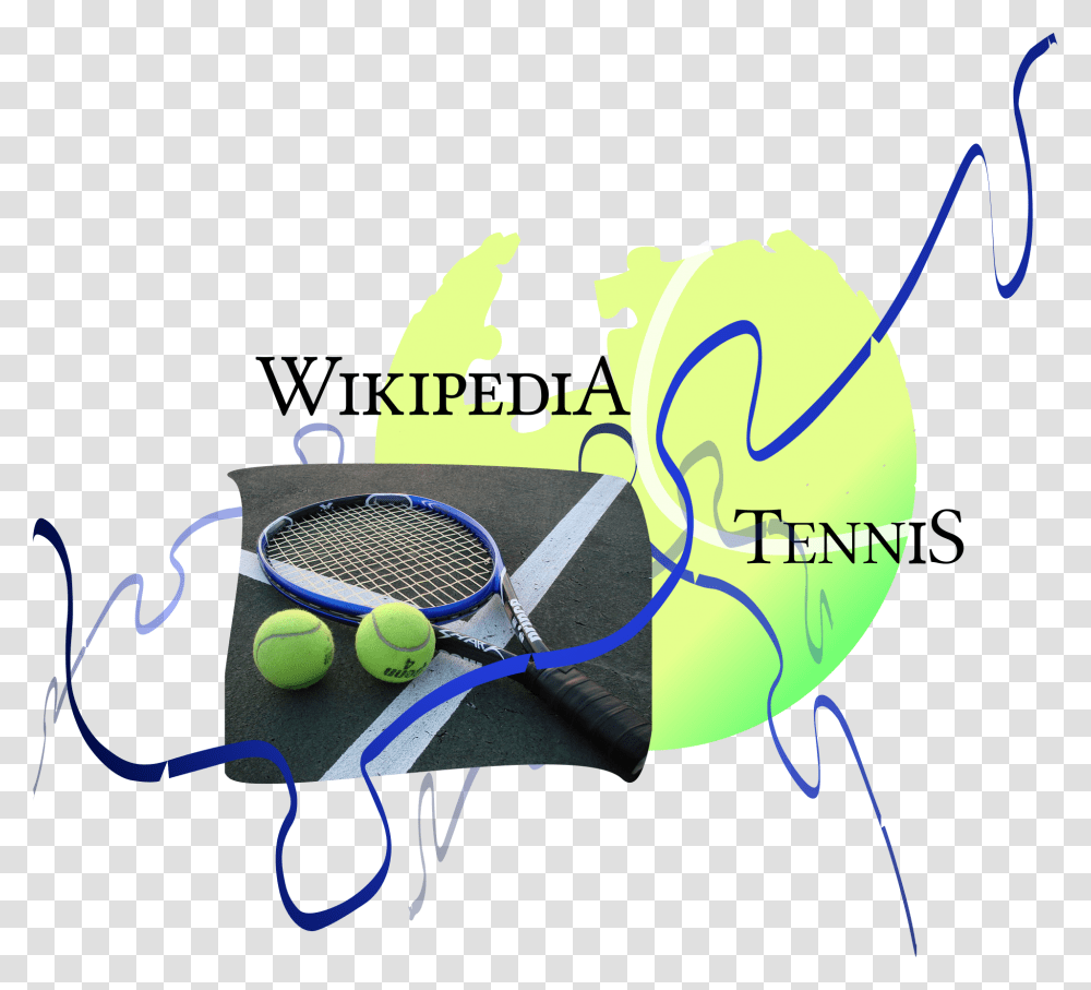 Filewikipedia Tennislogov3raquetsvg Wikimedia Commons Soft Tennis, Tennis Ball, Sport, Sports, Racket Transparent Png