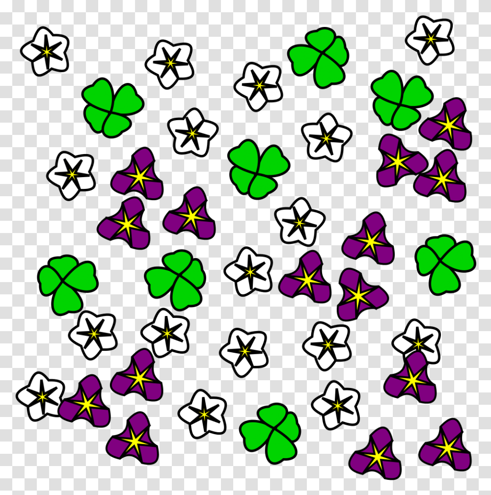 Filewild Flowers In White Green And Purplesvg Wikimedia Clip Art, Symbol, Lighting, Star Symbol, Pattern Transparent Png