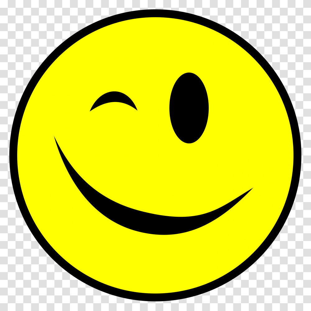 Filewinking Smiley Yellow Simple Smiley Face Wink, Pac Man, Banana, Fruit Transparent Png