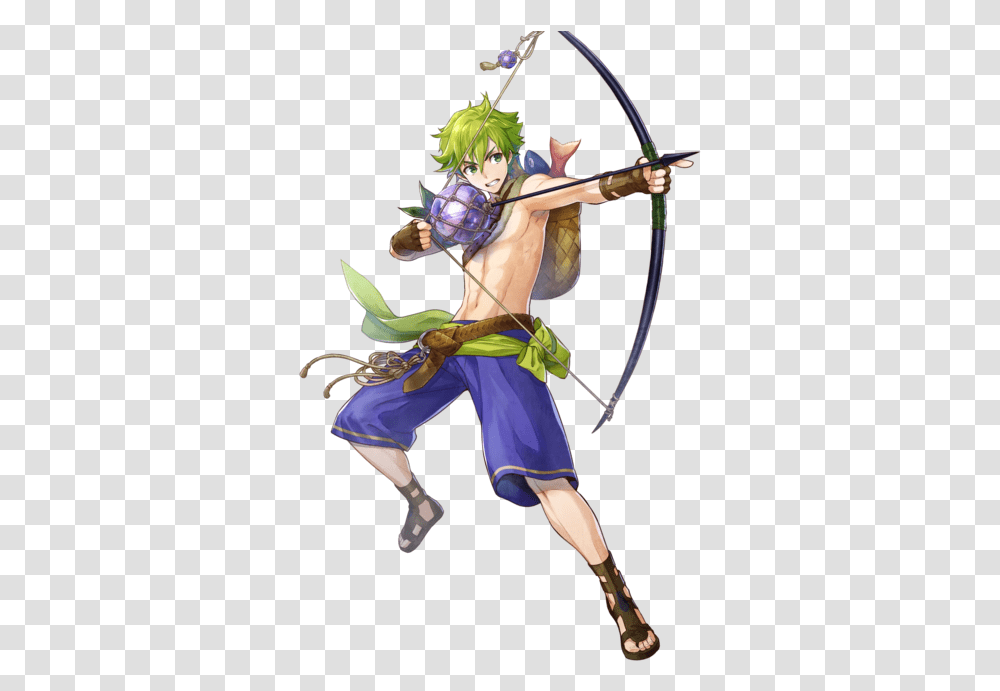 Filewolt Sunbeam Archer Btlfacewebp Fire Emblem Heroes Wiki Fire Emblem Summer Wolt, Archery, Sport, Bow, Person Transparent Png