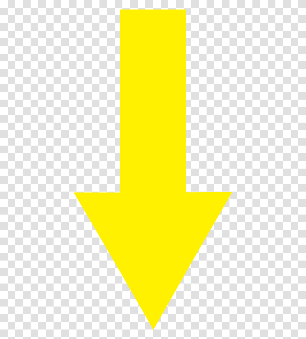 Fileyellow Arrow Downpng Wikimedia Commons Yellow Down Arrow, Symbol, Star Symbol, Rug, Logo Transparent Png