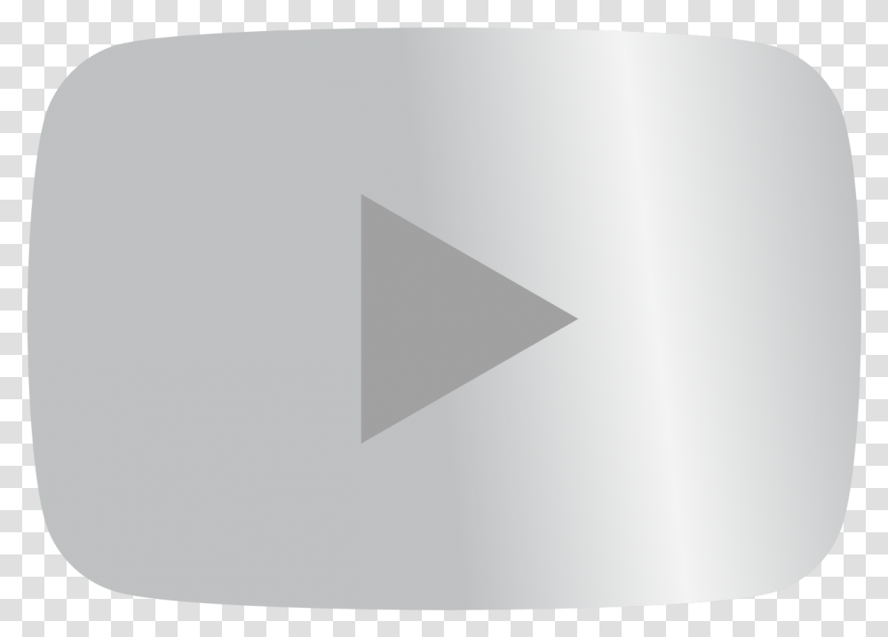 Fileyoutube Silver Play Button 2svg Wikimedia Commons Silver Youtube Play Button, Gray, Text Transparent Png