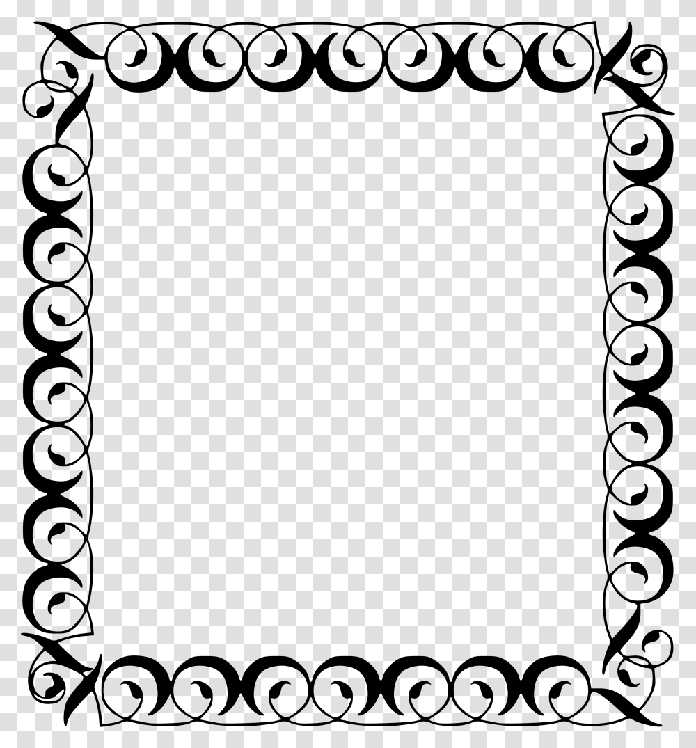 Filigree Square Clip Arts, Gray, World Of Warcraft Transparent Png