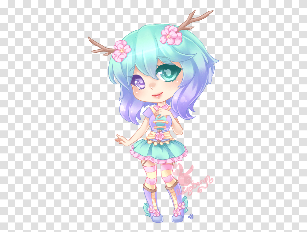 Fille Dessin Kawaii Chibi, Doll, Toy, Person Transparent Png