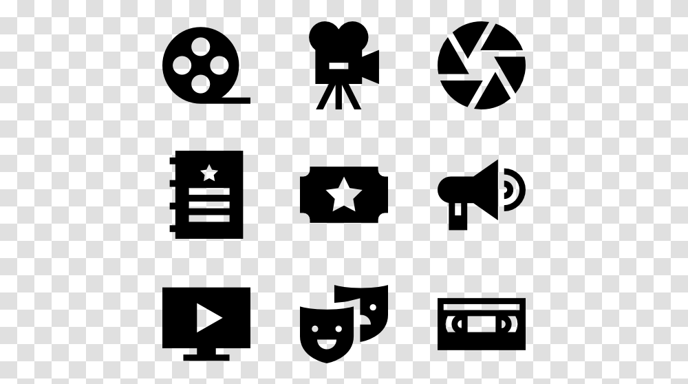 Filled Cinema Theatre Icon Vector, Gray, World Of Warcraft Transparent Png