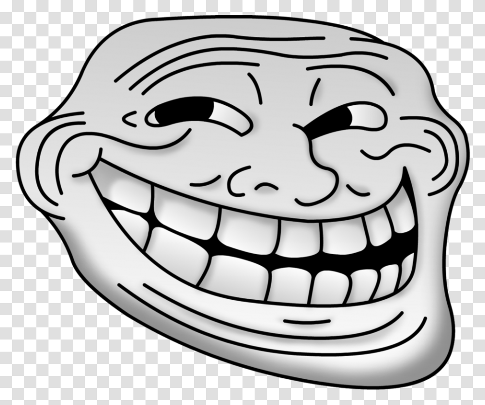 Filled Troll Face Troll Face Without Background, Plant, Food, Helmet, Fruit Transparent Png
