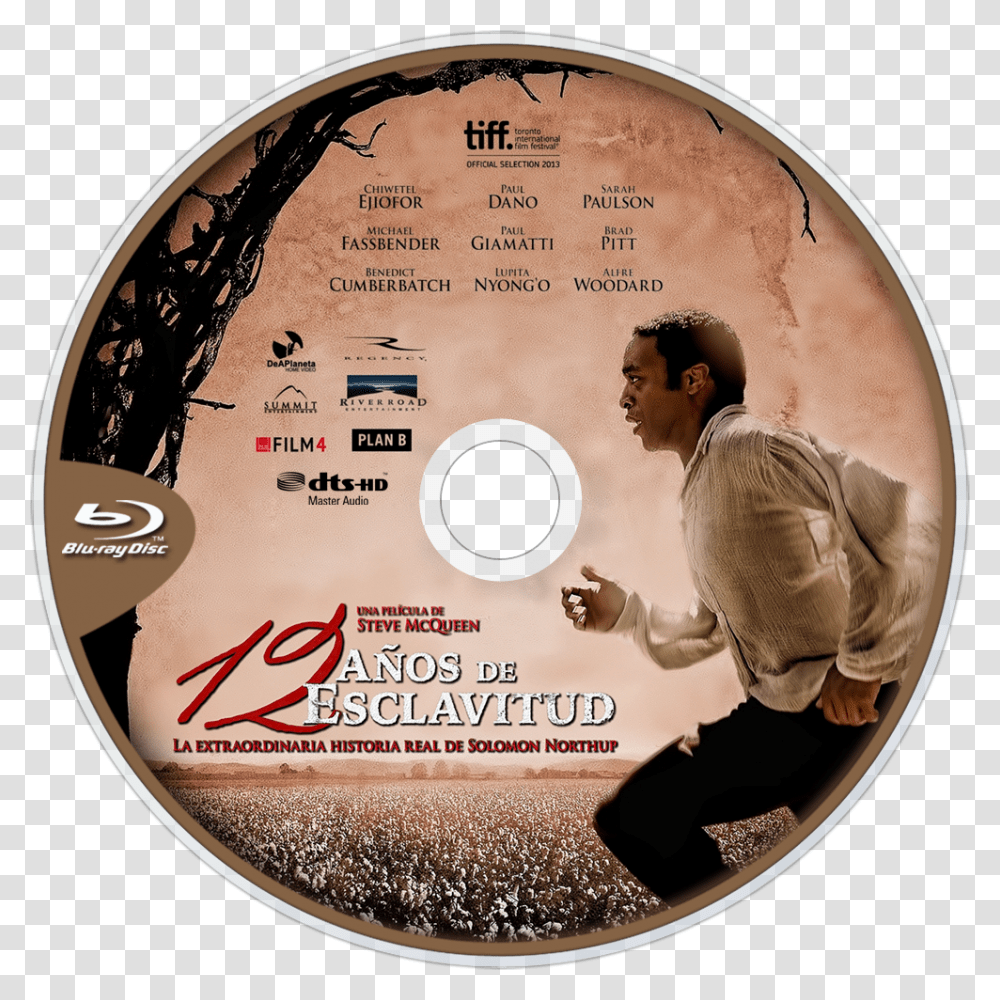 Film 12 Years A Slave, Person, Human, Disk, Dvd Transparent Png