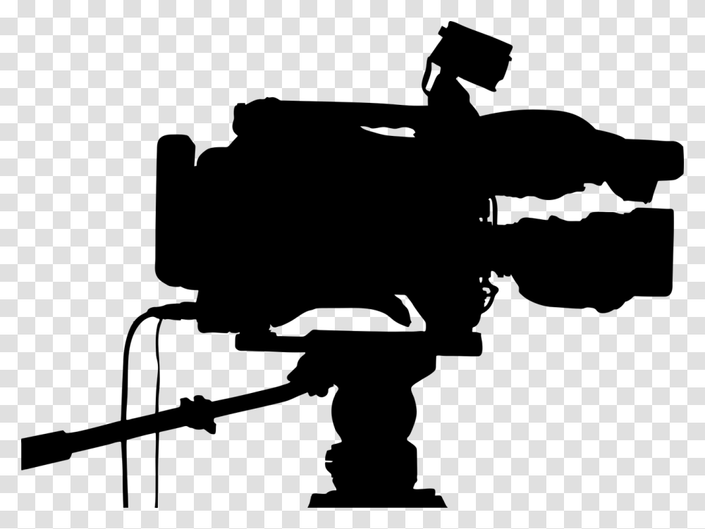 Film Camera Vector 5 Image Video Camera Silhouette, Gray, World Of Warcraft Transparent Png