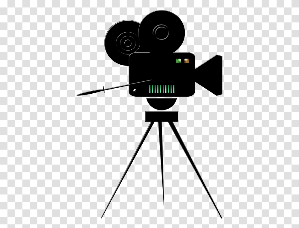 Film Camera Vector, Tripod, Bow, Telescope Transparent Png