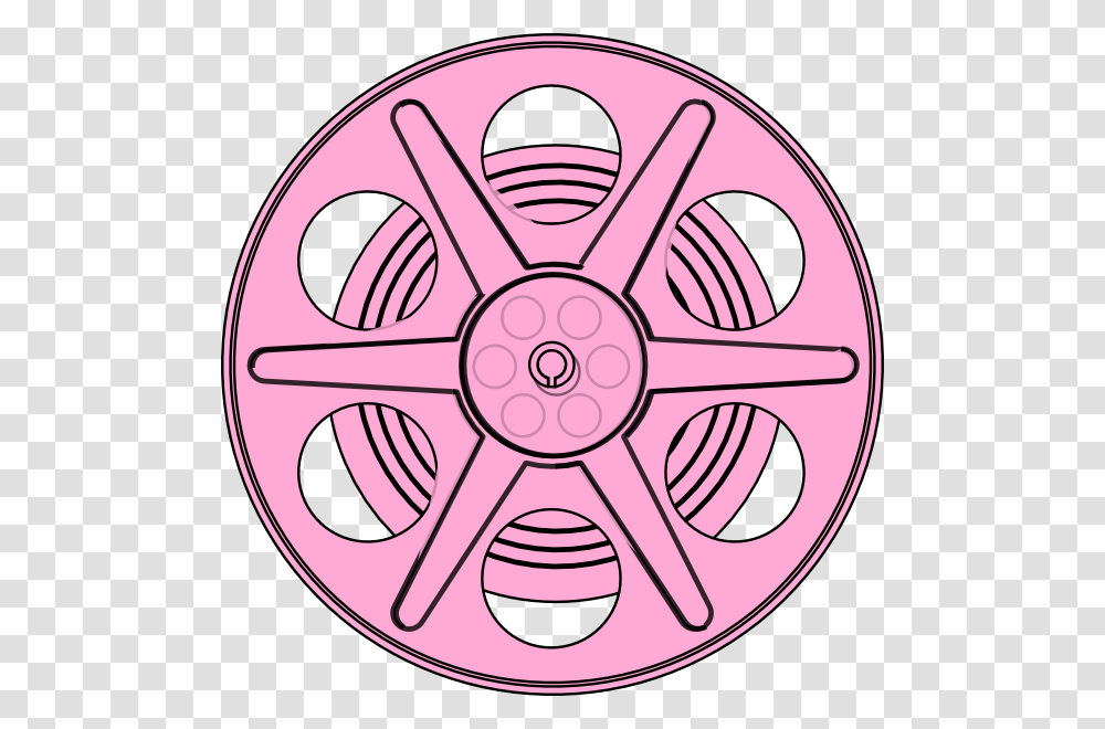 Film Clipart Pink Soccer, Reel, Spoke, Machine, Alloy Wheel Transparent Png