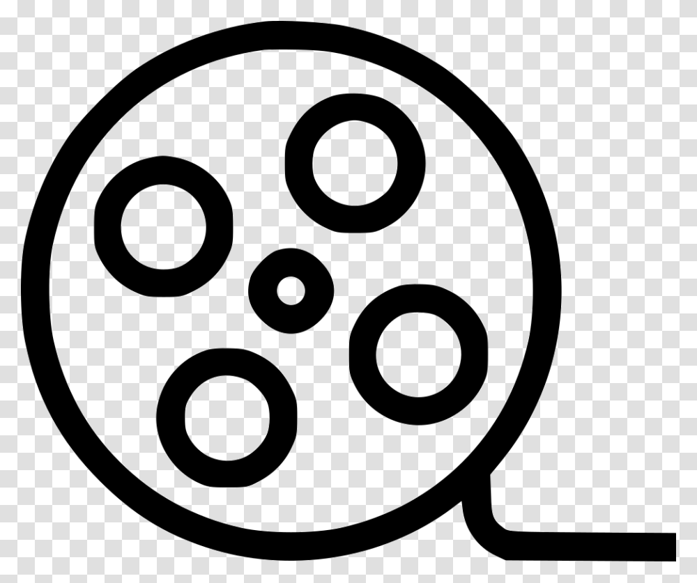 Film Reel Icon Free Download, Stencil, Ball, Logo Transparent Png