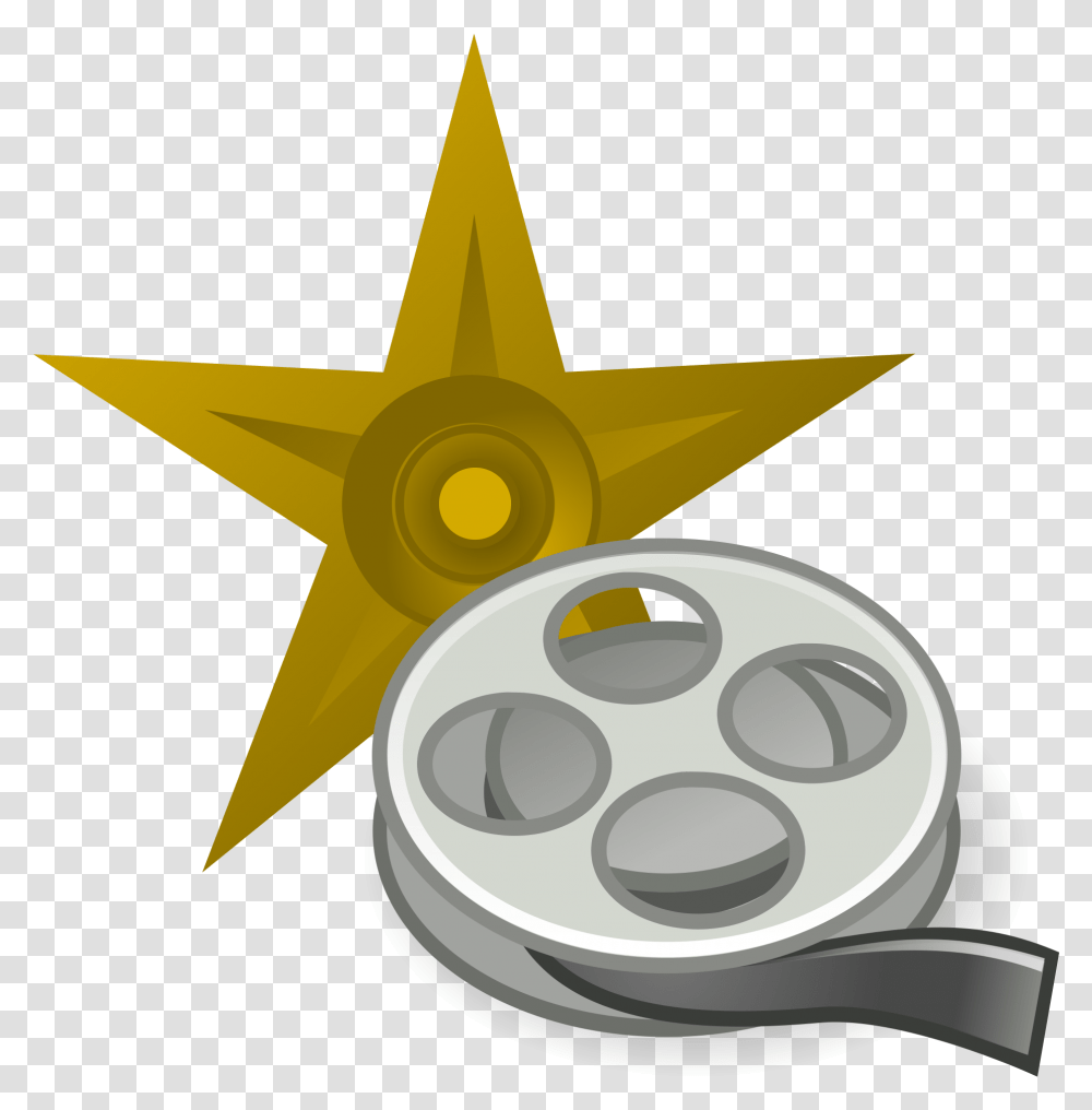Film Reel Icon Video Converter, Cross, Star Symbol, Golf Transparent Png