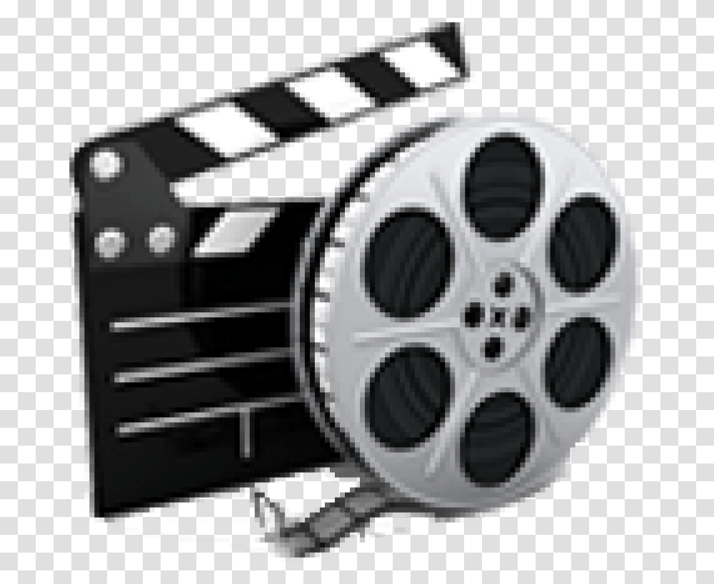 Film Reel Image Clapperboard Clip Art Film Reel, Staircase, Projector, Electronics Transparent Png