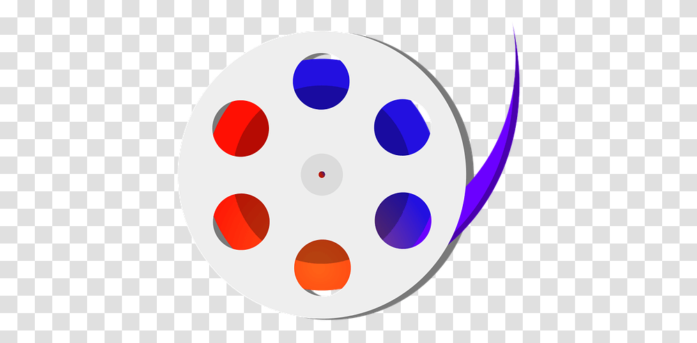 Film Roll Film Video Banner Camera Cinema Circle, Paint Container, Palette, Disk Transparent Png