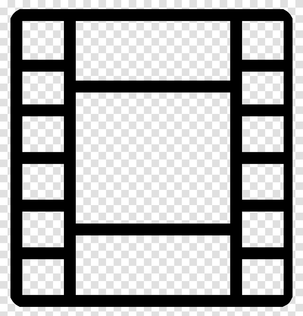 Film Strip Icon Free Download, Stencil, Rug Transparent Png