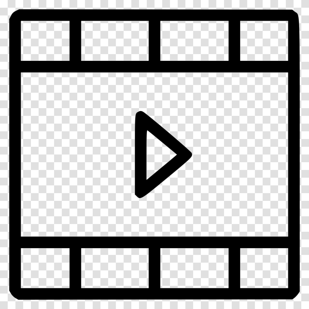 Film Strip Play Icon Free Download, Label, Number Transparent Png