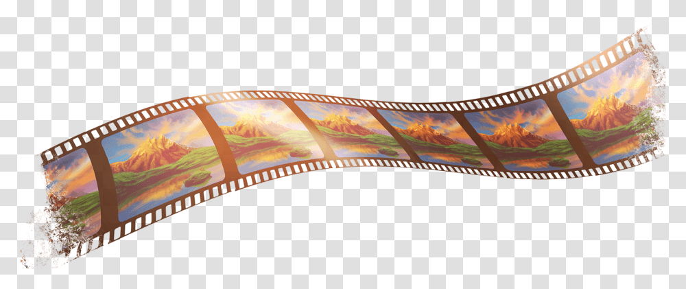 Film Strip With Production Studio Mountains Photographic Film, Interior Design, Indoors, Room, Theater Transparent Png