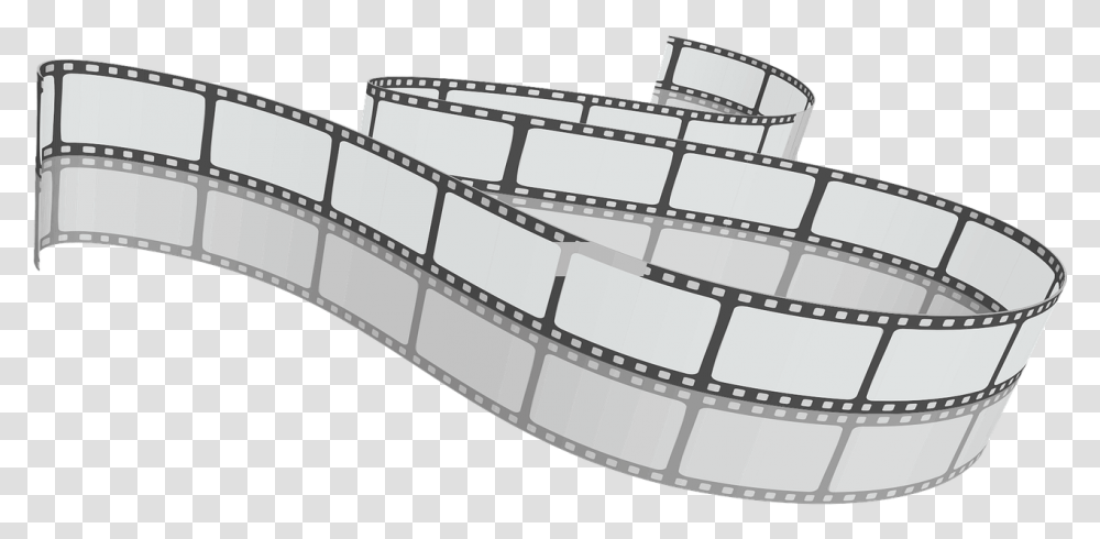 Film Tape Background Film Tape Roll, Bridge, Building, Machine, Handrail Transparent Png