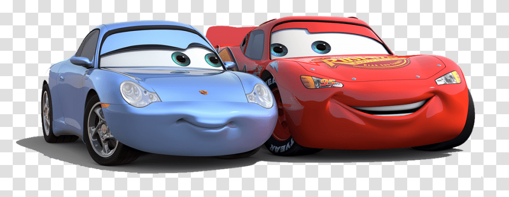 Filme Carros Relampago E Sally Lightning Mcqueen And Sally, Vehicle, Transportation, Sports Car, Tire Transparent Png