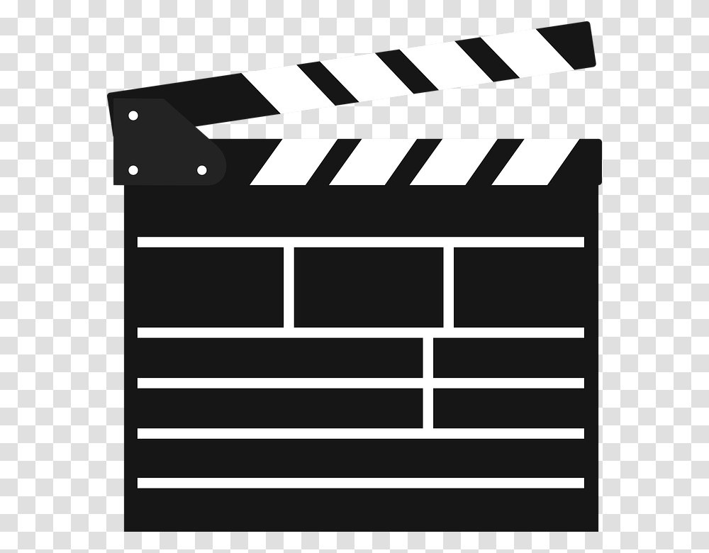 Filmklappe Film Cinema Hatch Synchronously Icon Clapper Film, Word, Tarmac, Asphalt, Rug Transparent Png