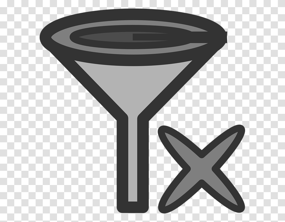 Filter Deleted Delete Symbol Icon Filter Clipart, Hourglass, Hammer, Tool, Goblet Transparent Png