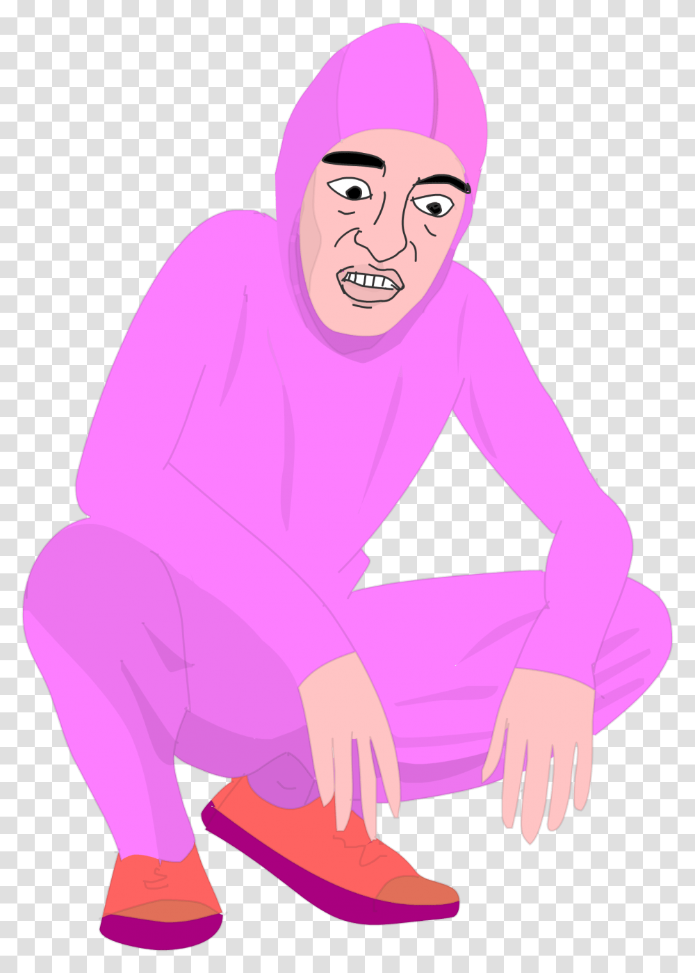 Filthy Franks Pinkguy Vectors And Wallpapers, Sitting, Person, Sleeve Transparent Png