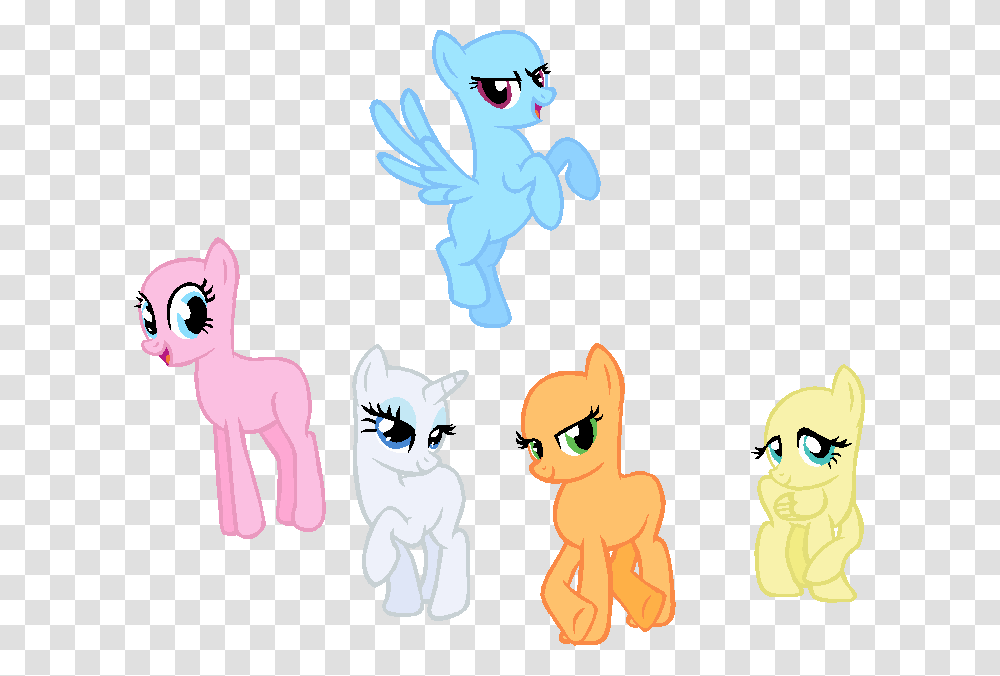 Fim Base Groupshot 2 By Xtangyshadow Group My Little Pony Base, Pet, Animal Transparent Png