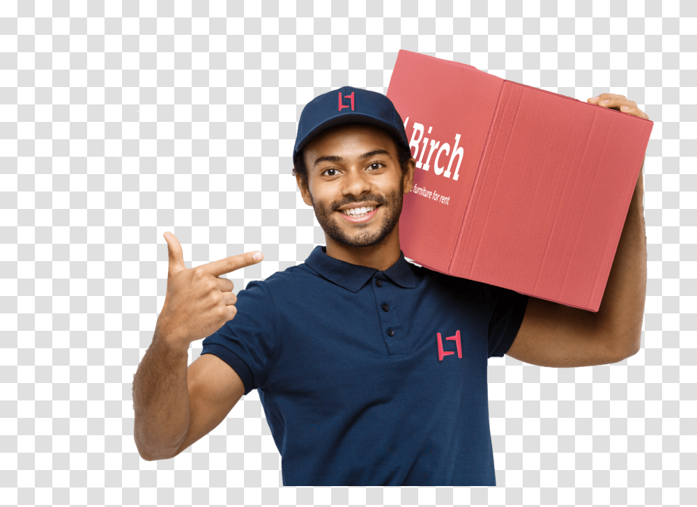 Final Delivery Guy Door To Door Cargo, Person, Human, Apparel Transparent Png