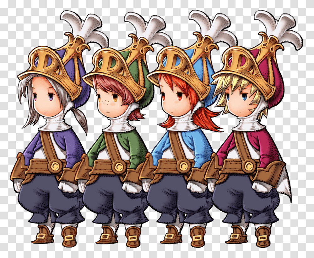 Final Fantasy 3 Onion Knight, Comics, Book, Manga, Person Transparent Png