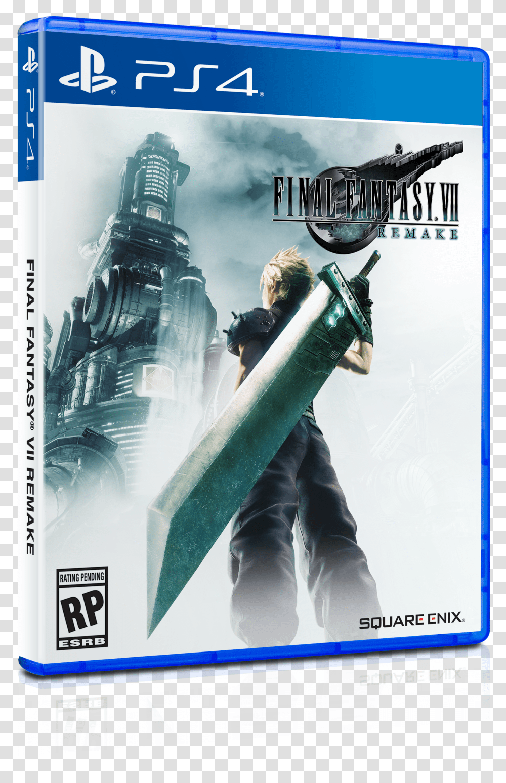 Final Fantasy 7 Remake Box Art Transparent Png