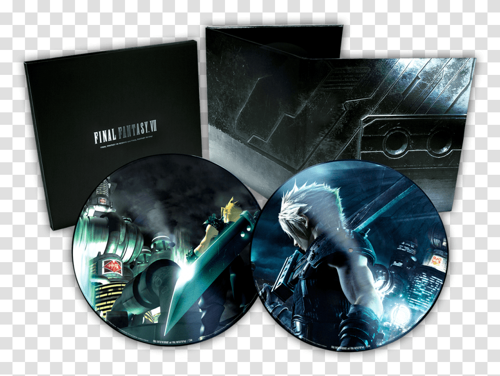 Final Fantasy 7 Remake Vinyl, Disk, Dvd Transparent Png