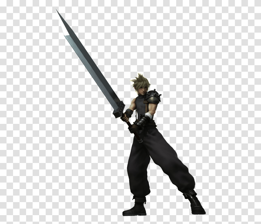 Final Fantasy 7 Render, Person, Human, Sword, Blade Transparent Png