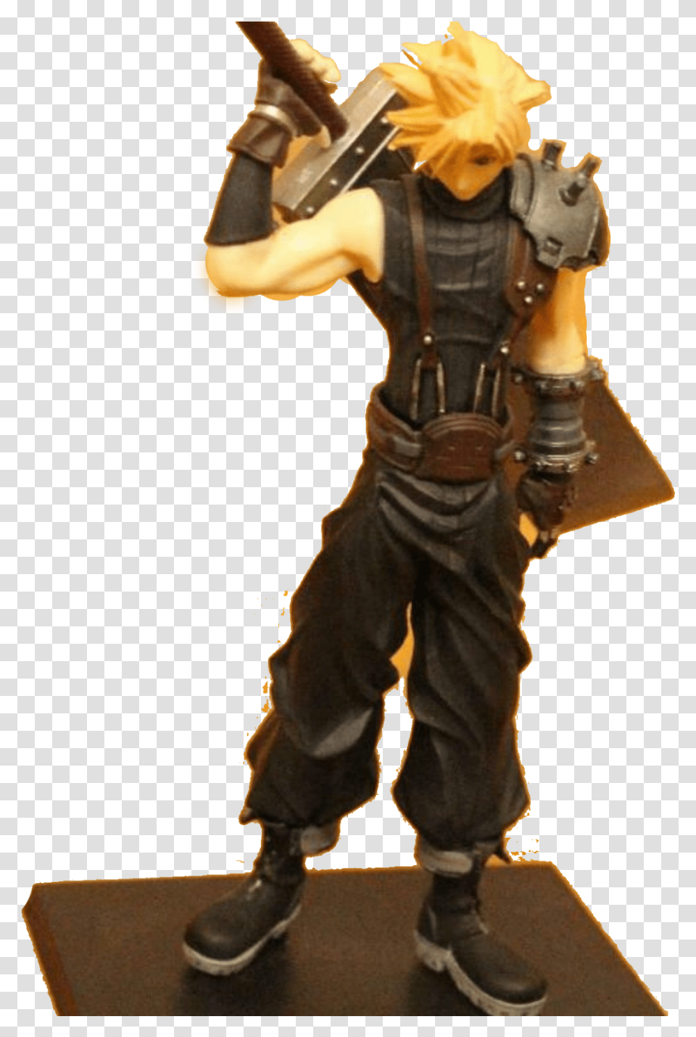 Final Fantasy 7 Vii Ff7 Figurine Figure Cloud Strife Remake Fictional Character, Person, Human, Costume, Finger Transparent Png