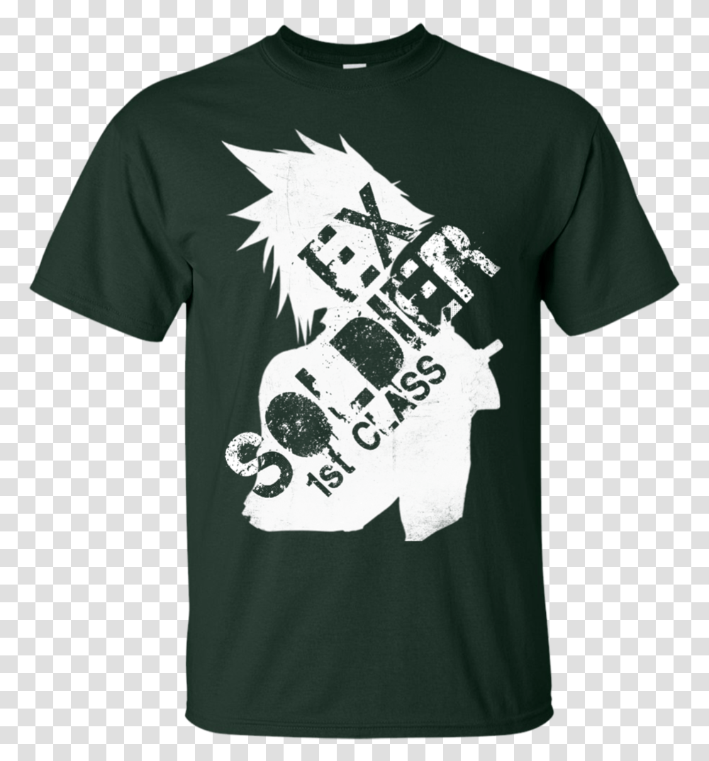 Final Fantasy Cloud Strife Exsoldier White Cloud Strife T Shirt & Hoodie, Clothing, Apparel, T-Shirt, Text Transparent Png