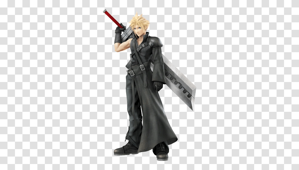 Final Fantasy Cloud Strife Smash Bros Cloud Advent Children, Person, Human, Clothing, Apparel Transparent Png