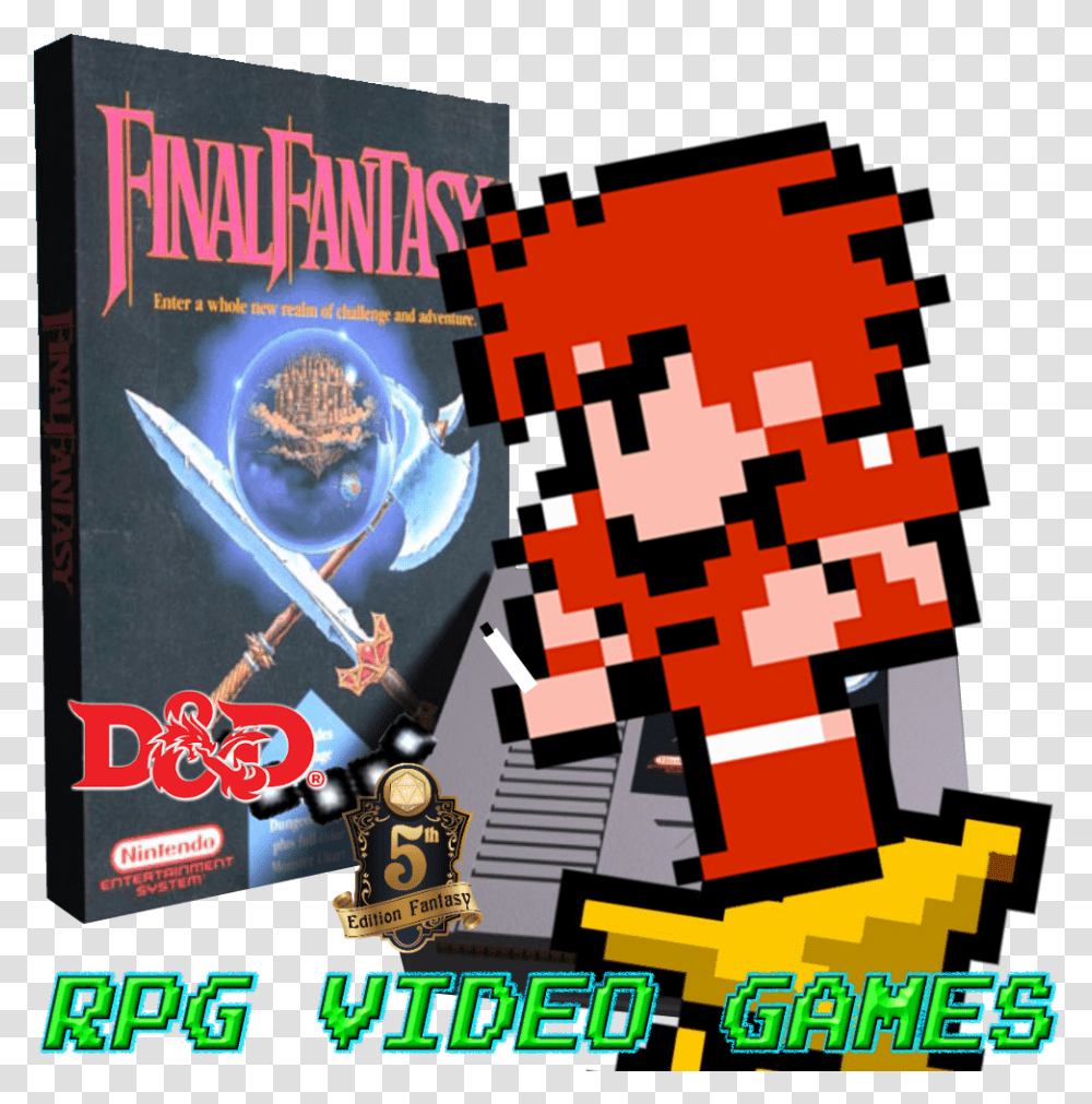 Final Fantasy Dampd 5e Fighter Final Fantasy, Poster, Advertisement Transparent Png