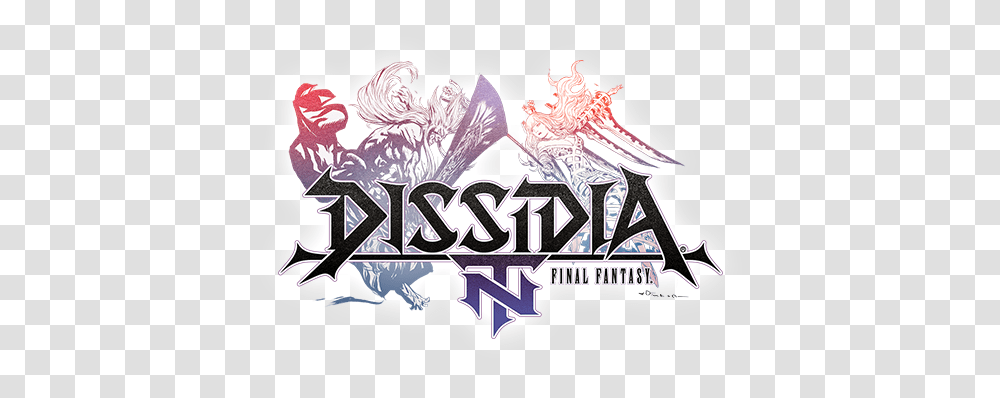 Final Fantasy Dissidia Logo, Drawing, Poster Transparent Png