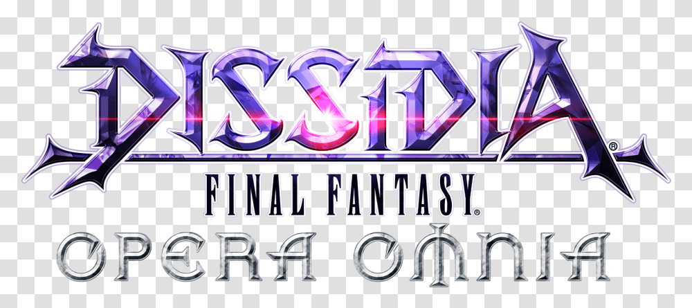 Final Fantasy Dissidia Opera Omnia Banner, Word, Purple, Alphabet Transparent Png