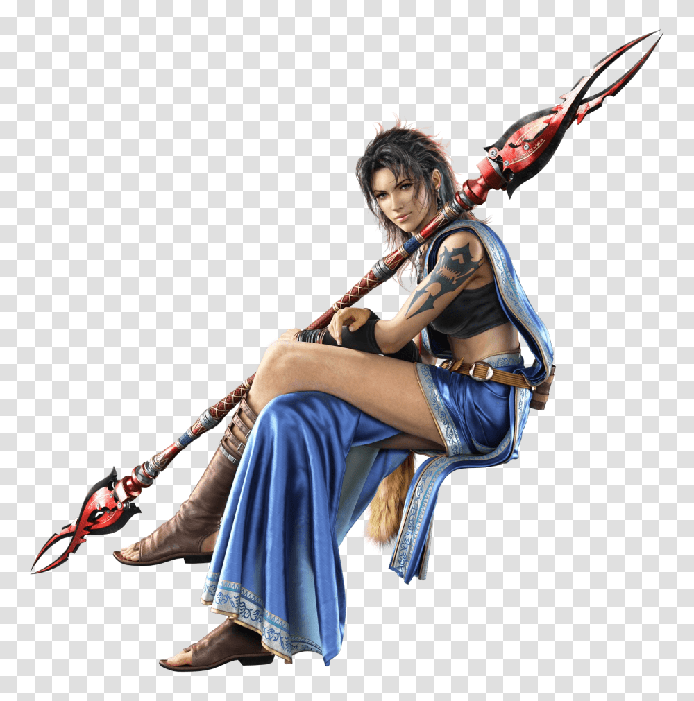 Final Fantasy Sitting Sideview, Person, Leisure Activities, Costume Transparent Png