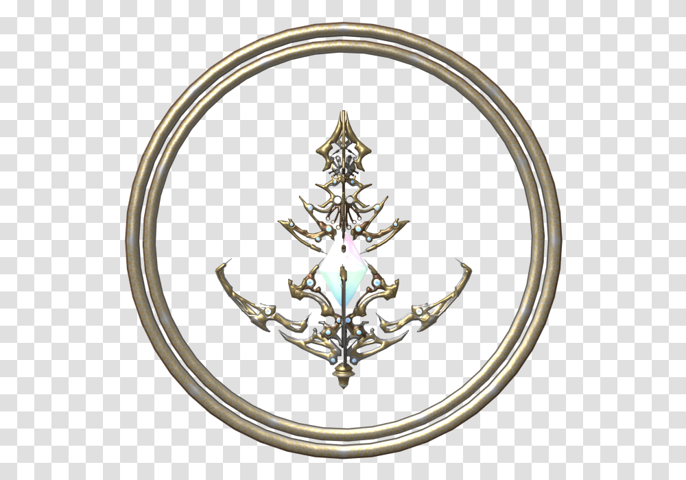 Final Fantasy Summon Symbols, Chandelier, Lamp, Emblem, Gold Transparent Png