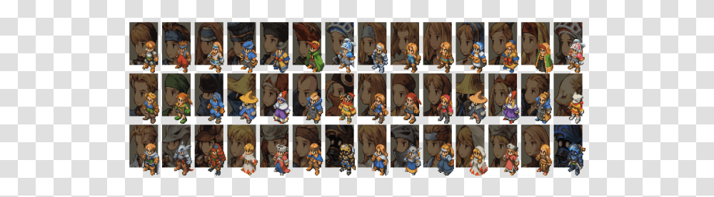 Final Fantasy Tactics Hits The Google Final Fantasy Tactics Jobs, Collage, Poster, Advertisement, Figurine Transparent Png