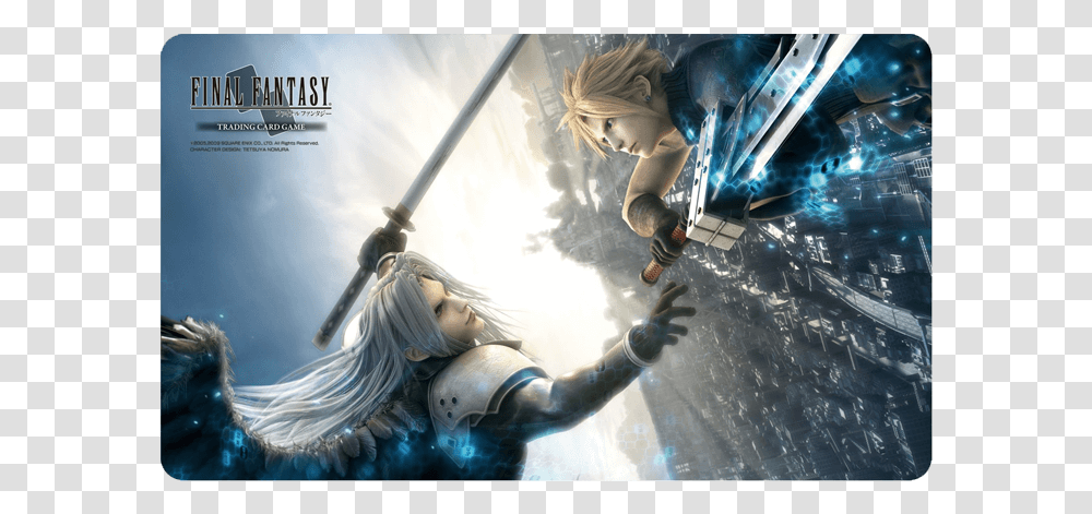 Final Fantasy Tcg Playmat, Person, Human, Duel, Crystal Transparent Png
