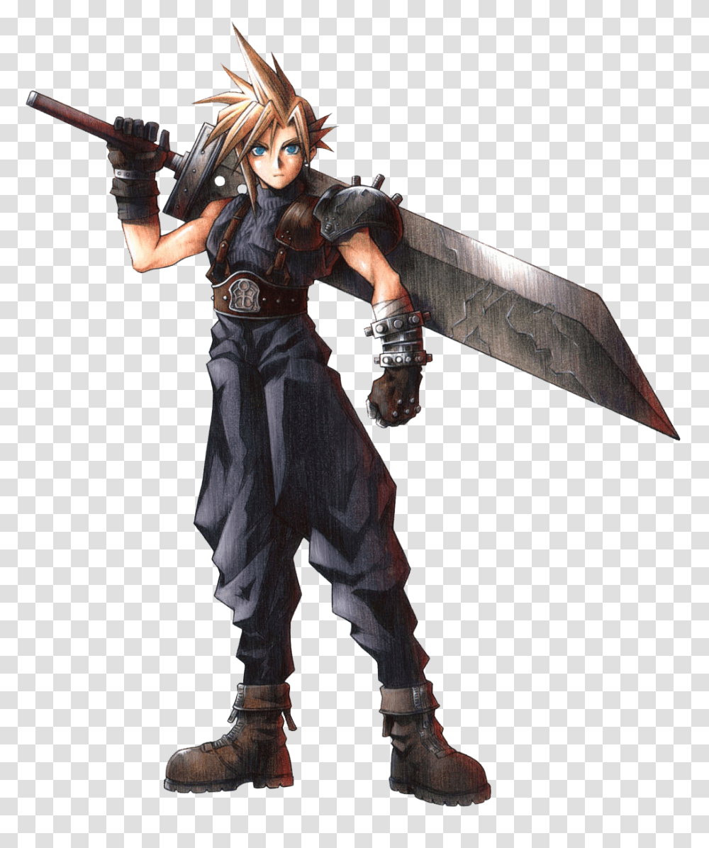 Final Fantasy Vii Character Became Cloud From Final Fantasy, Person, Human, Costume, Ninja Transparent Png
