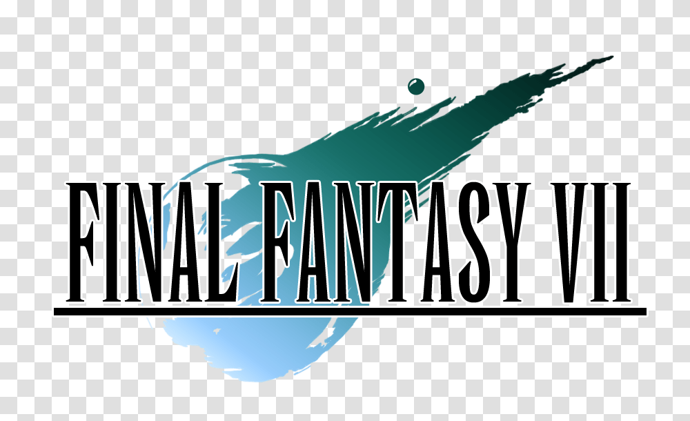 Final Fantasy Vii Logo Guns Pixels Transparent Png
